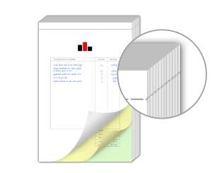 Doordruksets met afscheurperforatie blokken 