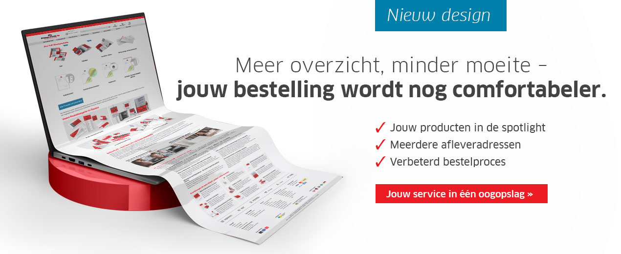 Jouw shop, jouw voordeel: nu nog eenvoudiger bestellen.